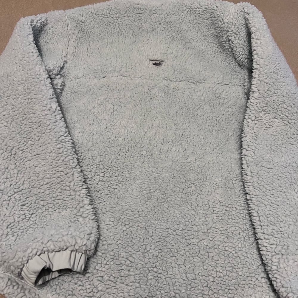 Cozy Gray Sherpa Jacket